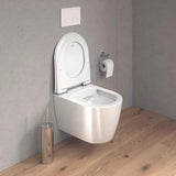 DURAVIT Wand-WC Soleil by Starck 480 mm spülrandlos von Philippe Starck – Weiß Glänzend