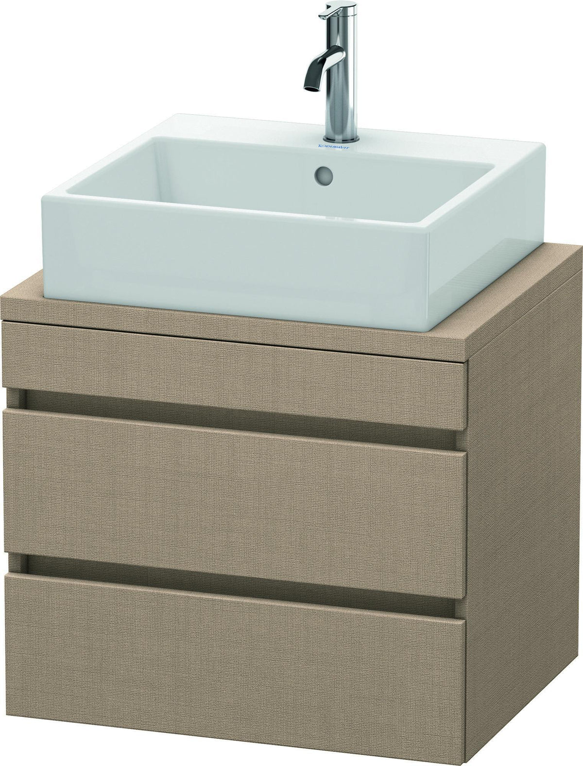 DURAVIT DuraStyle Konsolenunterschrank 600 mm betongrau matt mit 2 Schubkästen und Soft-Close
