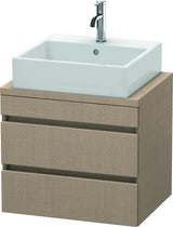 DURAVIT DuraStyle Konsolenunterschrank 600 mm betongrau matt mit 2 Schubkästen und Soft-Close