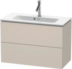 taupe supermatt / Spanplatte / 2 Schubkästen