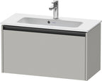 betongrau matt / 1 Auszug / Waschtischunterbau