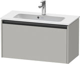 DURAVIT Ketho.2 Waschtischunterbau 810 mm betongrau matt mit Auszug und Soft-Close