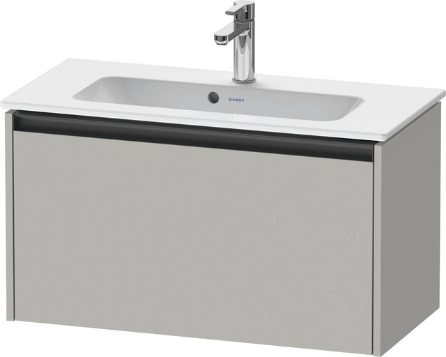 DURAVIT Ketho.2 Waschtischunterbau 810 mm betongrau matt mit Auszug und Soft-Close