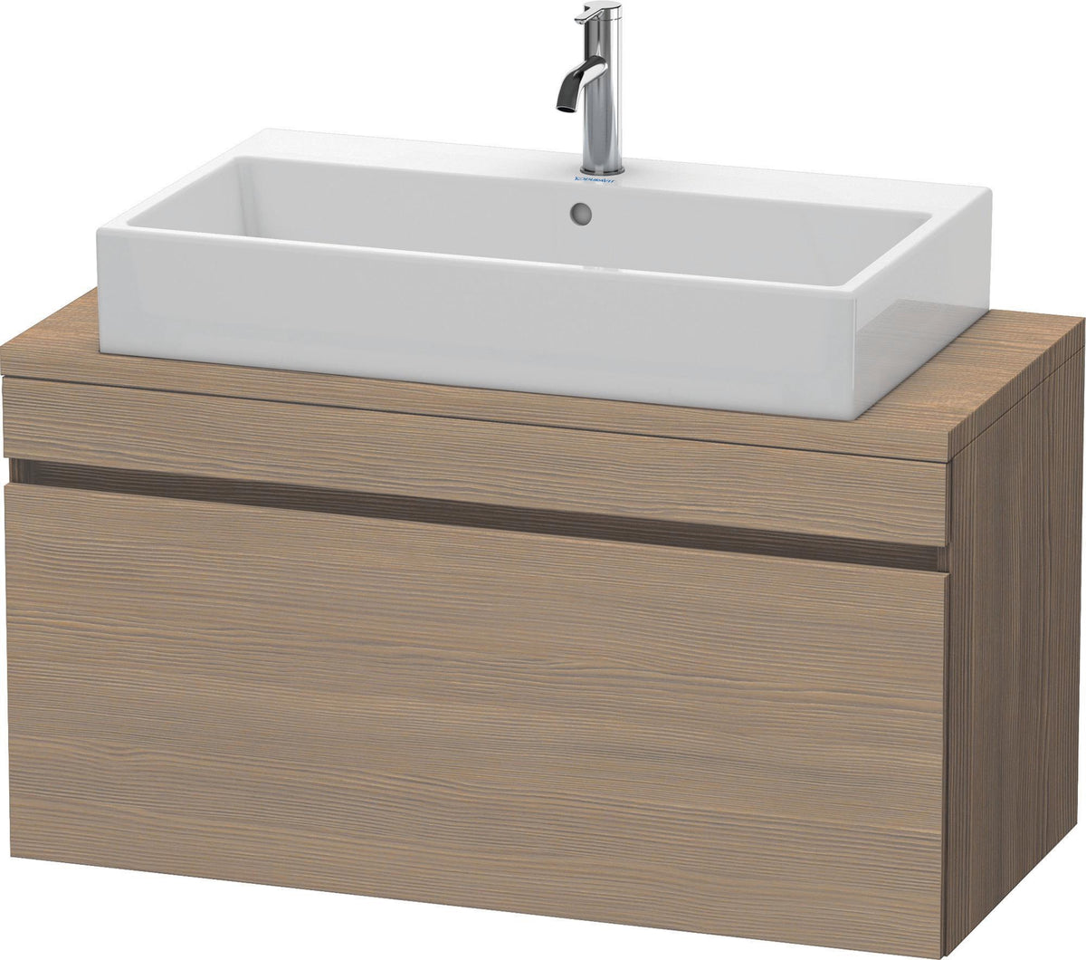 Duravit DuraStyle Konsolenunterschrank 1000 mm Eiche Terra/Weiß Matt mit 1 Auszug