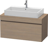 Duravit DuraStyle Konsolenunterschrank 1000 mm Eiche Terra/Weiß Matt mit 1 Auszug