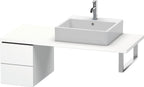 2 Schubkästen / weiß / L-Cube KUS, 320x547x400mm, 2SK, tip-o n, min. WAS 20mm, ws smt DSHP, Dekor