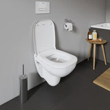 DURAVIT D-Code Wand-WC Compact 480 mm Tiefspüler weiß – Wandhängend