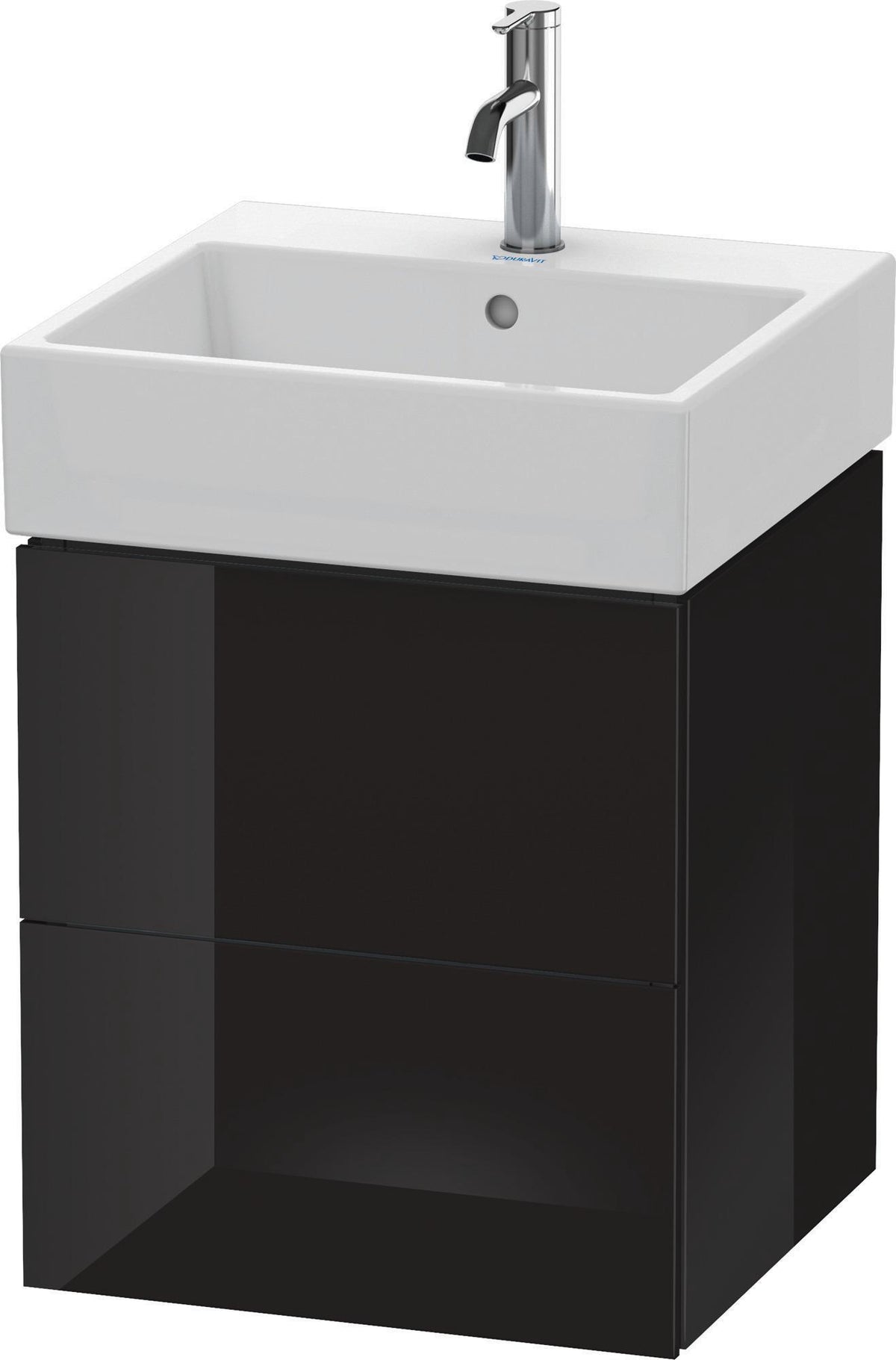 DURAVIT L-Cube Waschtischunterbau 544x484x459 mm, 2 Schubkästen, Weiß Matt, Wandmontage