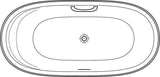 DURAVIT Wannengriff Universal 300 mm glanzverchromt – Haltegriff für sicheren Halt in der Badewanne