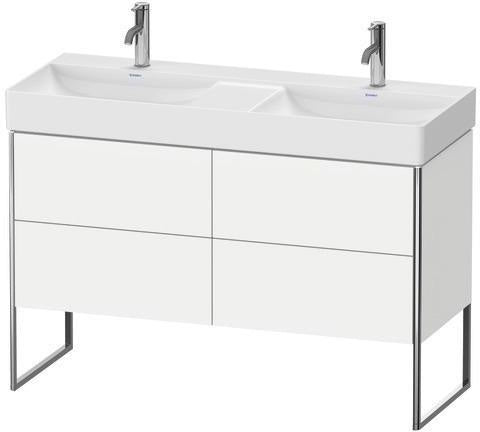 Duravit Waschtischunterbau XSquare 731x1184x460 mm, 4 Auszüge, weiß matt, für DuraSquare