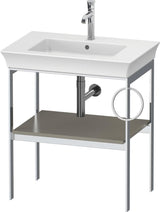 DURAVIT Metallkonsole White Tulip 684 mm, weiß seidenmatt, höhenverstellbar, von Philippe Starck