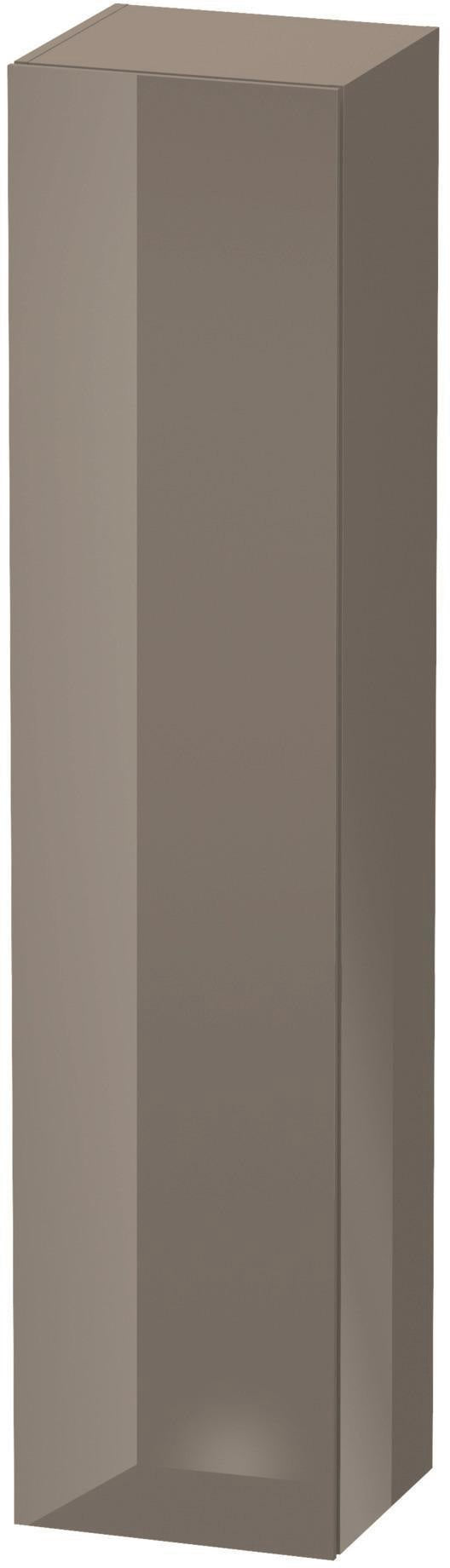 Duravit L-Cube Hochschrank 1760 mm, 1 Tür rechts, flannel grey hochglanz, wandhängend