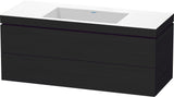 DURAVIT L-Cube Waschtischset mit Vero Air Waschtisch 1200 mm Eiche Schwarz