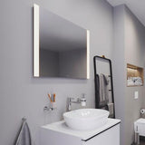 DURAVIT Licht & Spiegel Wandspiegel 1300x700mm mit LED-Beleuchtung und Sensorschalter – Weiß
