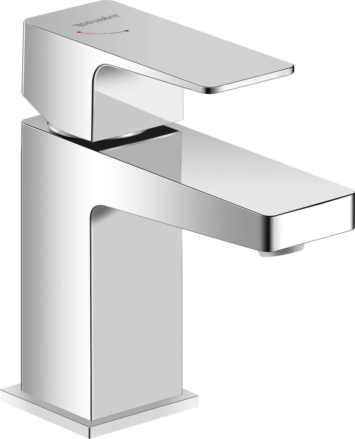 DURAVIT Manhattan Einhebel-Waschtischmischer Chrom mit Kaltstart-Funktion, 95 mm Ausladung, ohne Zugstange
