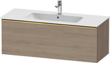 Duravit D-Neo Waschtischunterbau 1210 mm Eiche Terra Matt mit 1 Auszug und Soft-Close
