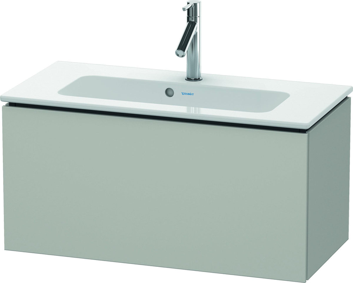 Duravit L-Cube Waschtischunterbau 820 mm Weiß Matt mit 1 Auszug und Tip-On-Technik