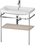 keine Angabe / taupe seidenmatt / mit 1 Hahnloch