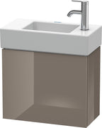 flannel grey hochglanz / Mitteldichte Faserplatte (MDF) / 1 Tür