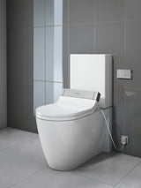 DURAVIT Stand-WC Kombi Starck 2, 725 mm, weiß – für SensoWash Dusch-WC