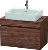 Duravit DuraStyle Waschtischunterbau 800 mm betongrau matt mit 1 Auszug und Soft-Close