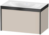 Duravit XViu Möbelwaschtischset 800x480mm mit Unterschrank, 1 Auszug, Ahorn mitte