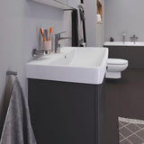 Duravit No.1 Waschtischunterbau wandhängend 740 mm Weiß Matt mit 1 Auszug und Soft-Close