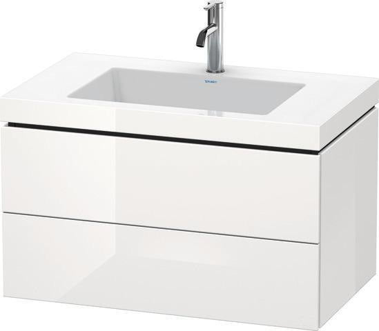 Duravit Waschtischset L-CUBE 800x480mm mit Vero Air Waschtisch und 2 Schubkästen