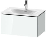 Duravit L-Cube Waschtischunterbau 720 mm taupe supermatt mit Tip-On-Technik