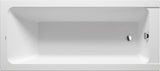 DURAVIT D-Code Einbau-Badewanne 1700x750 mm Weiß mit Überlauf und 1 Rückenschräge