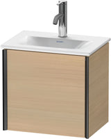 DURAVIT XViu Waschtischunterbau 1 Tür mediterrane Eiche wandhängend 430 mm