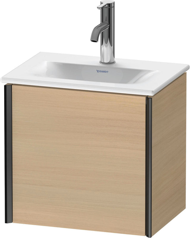 DURAVIT XViu Waschtischunterbau 1 Tür mediterrane Eiche wandhängend 430 mm