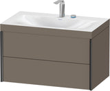 DURAVIT XViu c-bonded Waschtischset wandhängend 800x480x503mm mit 2 Schubkästen, Push-Open und Soft-Close