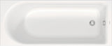 DURAVIT D-Neo Badewanne 1500x750 mm Einbauversion Weiß mit Überlauf und 1 Rückenschräge