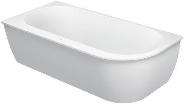 DURAVIT Badewanne Darling New 1900 x 900 mm Eck links mit 2 Rückenschrägen und Gestell
