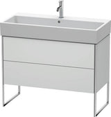 Duravit XSquare Waschtischunterbau 984x731x460 mm mit integriertem Fußgestell, s-matt ES Ahorn