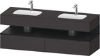 weiß / QA EWT m.Kon-WTU,1600x550x600mm,WPl:2 Ni-Bel,Graph.Superm,Ni:Eiche Schw.M,Dek