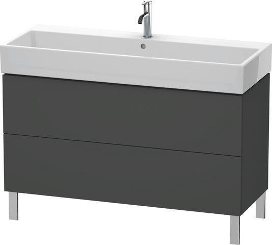 Duravit L-Cube Waschtischunterbau 1184 mm amerikanisch Nussbaum für Vero Air