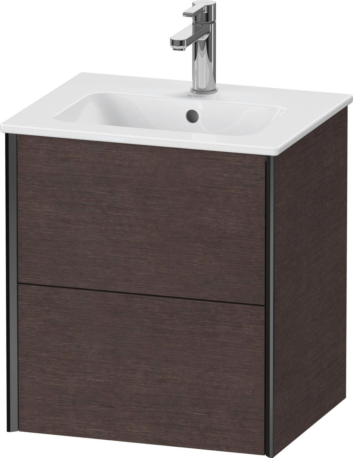DURAVIT XViu Waschtischunterbau wandhängend 510 mm mit 2 Schubkästen und Tip-on Technik