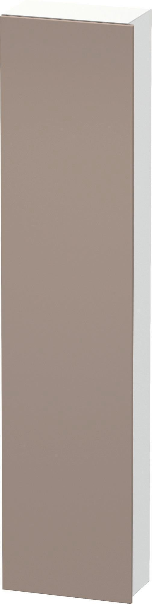DURAVIT DuraStyle Hochschrank 400 mm betongrau matt, 1 Tür links, Soft-Close