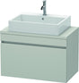 Duravit DuraStyle Waschtischunterbau 800 mm betongrau matt mit 1 Auszug und Soft-Close