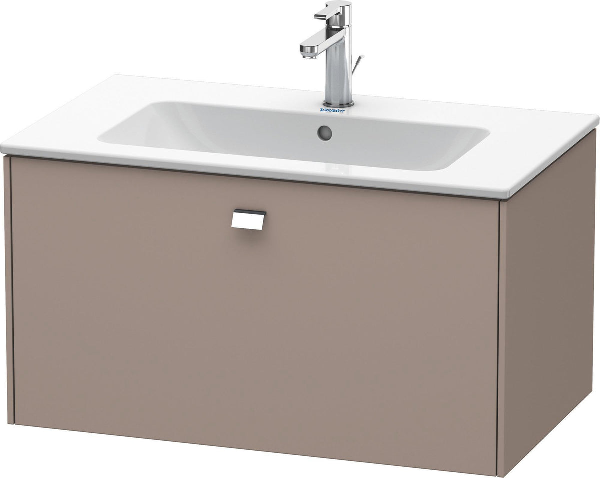Duravit Brioso Waschtischunterbau 620 mm betongrau matt mit 1 Auszug und Soft-Close
