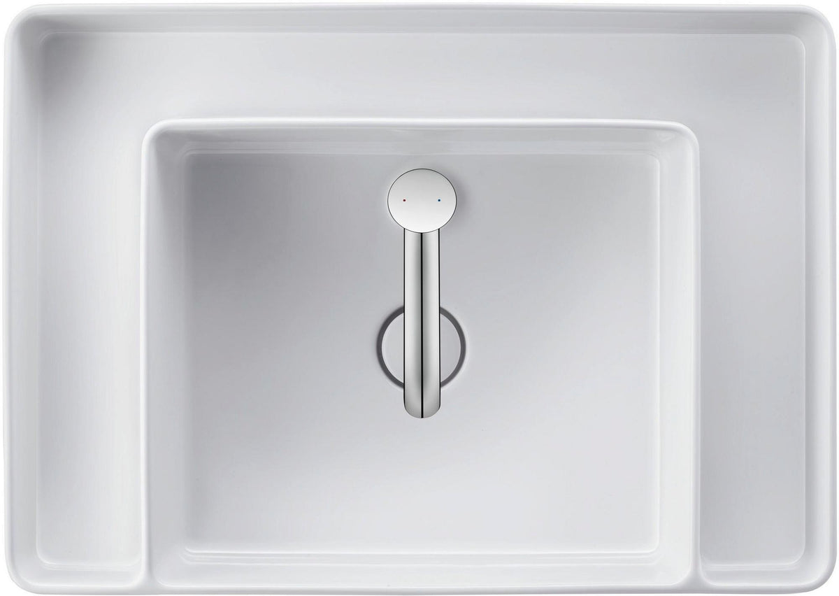 DURAVIT White Tulip Einhebel-Waschtischmischer L Chrom ohne Zugstange, 140 mm Ausladung