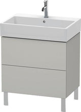 Duravit L-Cube Waschtischunterbau 684 mm Amerikanisch Nussbaum mit Tip-On-Technik