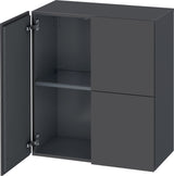 Duravit Halbhochschrank L-Cube 363x700x800 mm, 2 Türen, Betongrau Matt, wandhängend