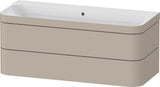 Duravit Happy D.2 c-bonded Waschtischset 1175 mm wandhängend mit 2 Schubkästen und Tip-on Technik