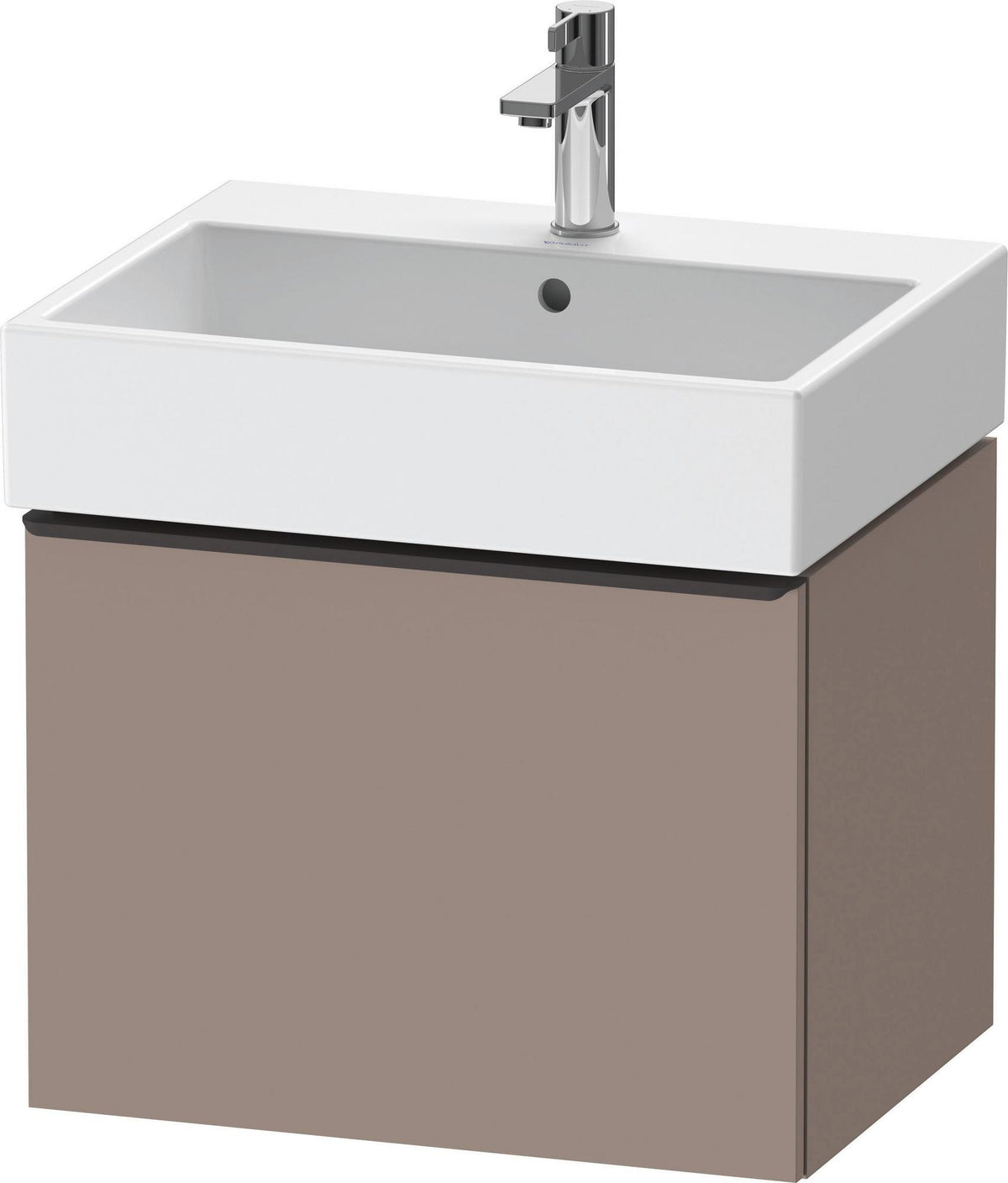 DURAVIT D-Neo Waschtischunterbau 584 mm wandhängend mit 1 Auszug, Griff Bronze, Weiß Matt