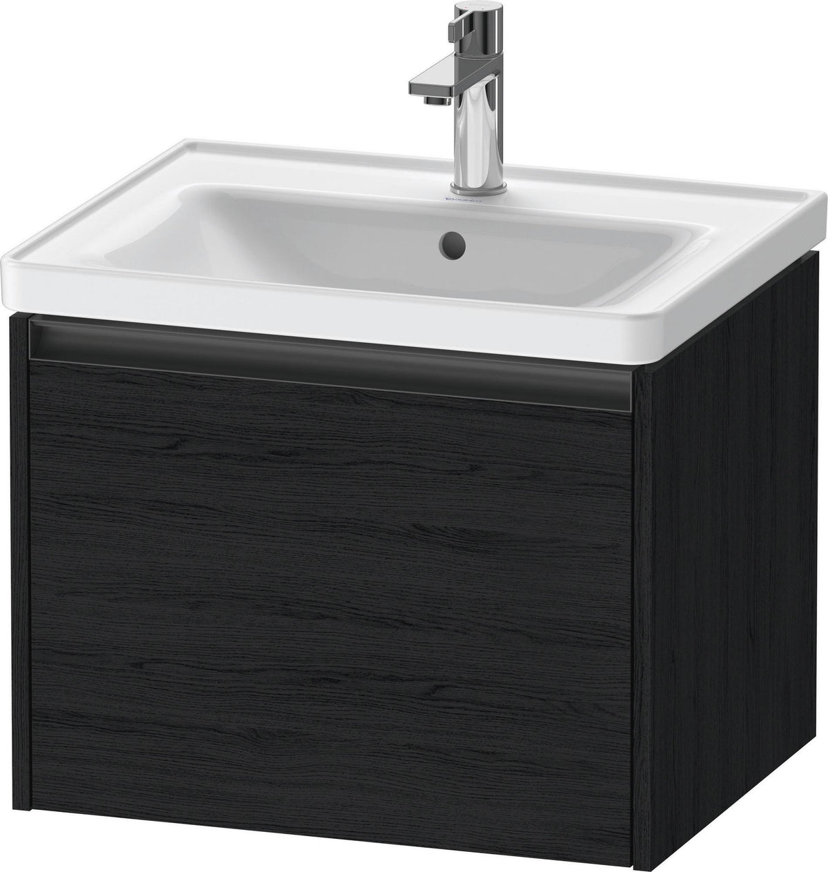 Duravit Ketho.2 Waschtischunterbau 584 mm betongrau matt mit 1 Auszug