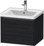 eiche schwarz / 1 Auszug / Waschtischunterbau