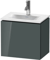 Duravit L-Cube Waschtischunterbau 440 mm, 1 Tür links, weiß matt – Wandhängend